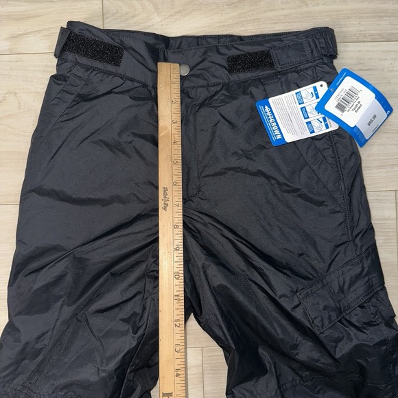 Columbia Snow Pants Youth Size Medium Black Outgrown Insulated Snowboard Ski NEW - Picture 7 of 9